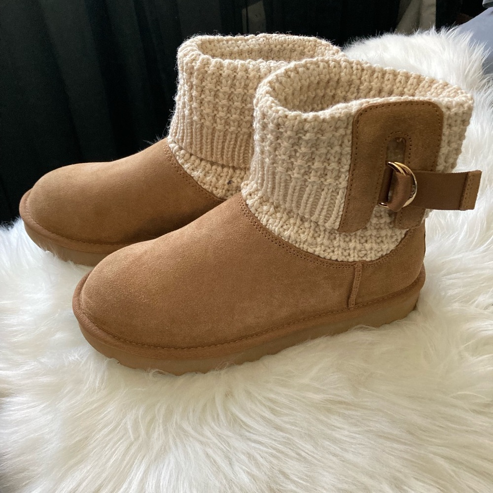 COPY - Cream knit Ugg boots
